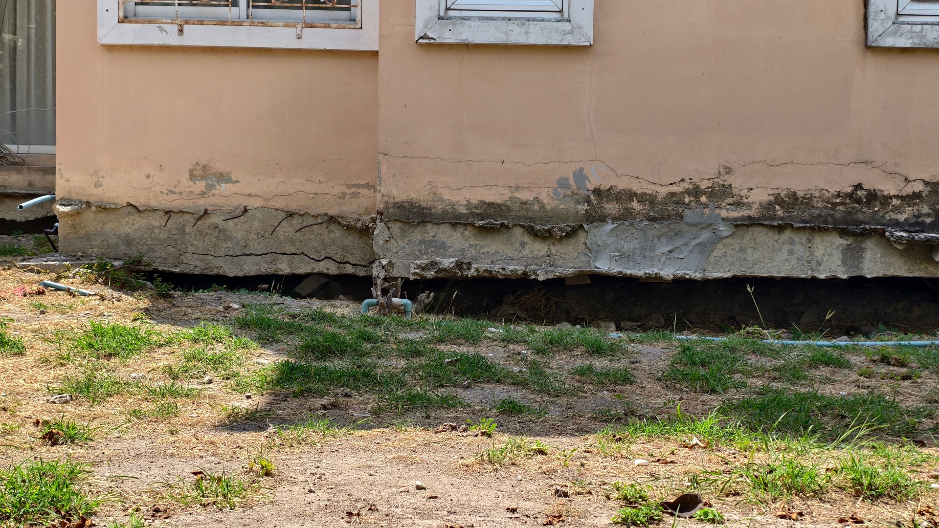 Land subsidence.